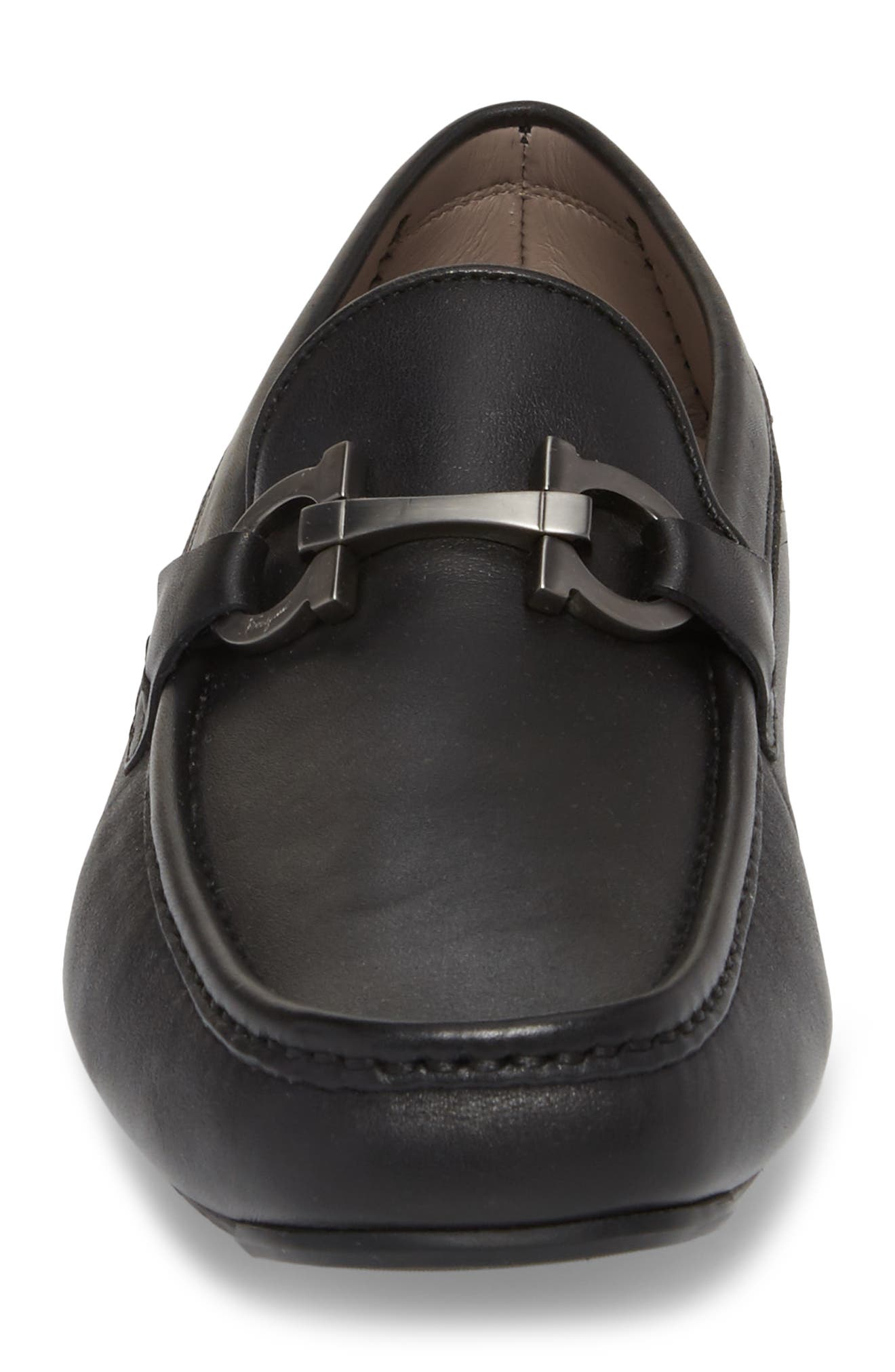 Salvatore Ferragamo Barlett Driver, Alternate, color, NERO LEATHER