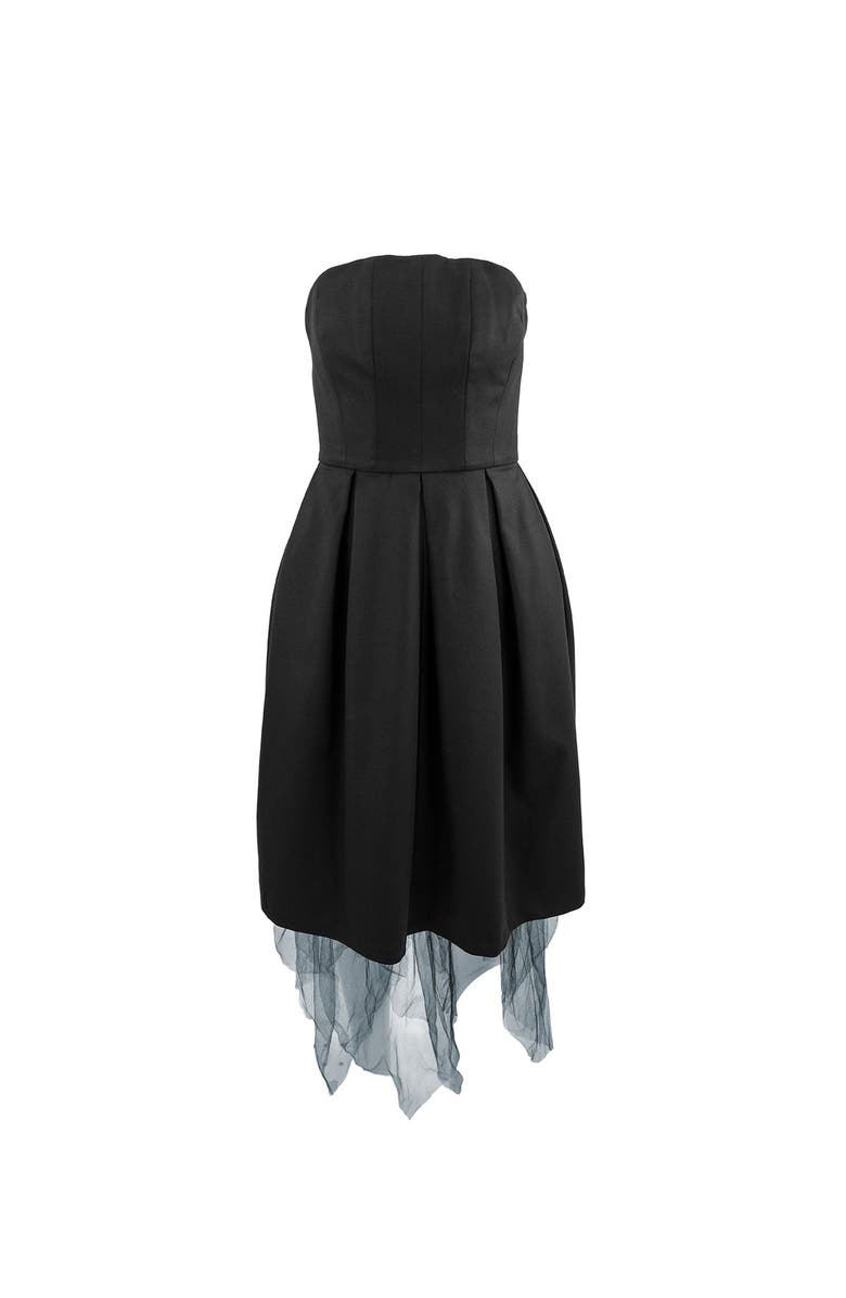 THEO The Label Aphrodite Dress with Tulle Hem, Main, color,