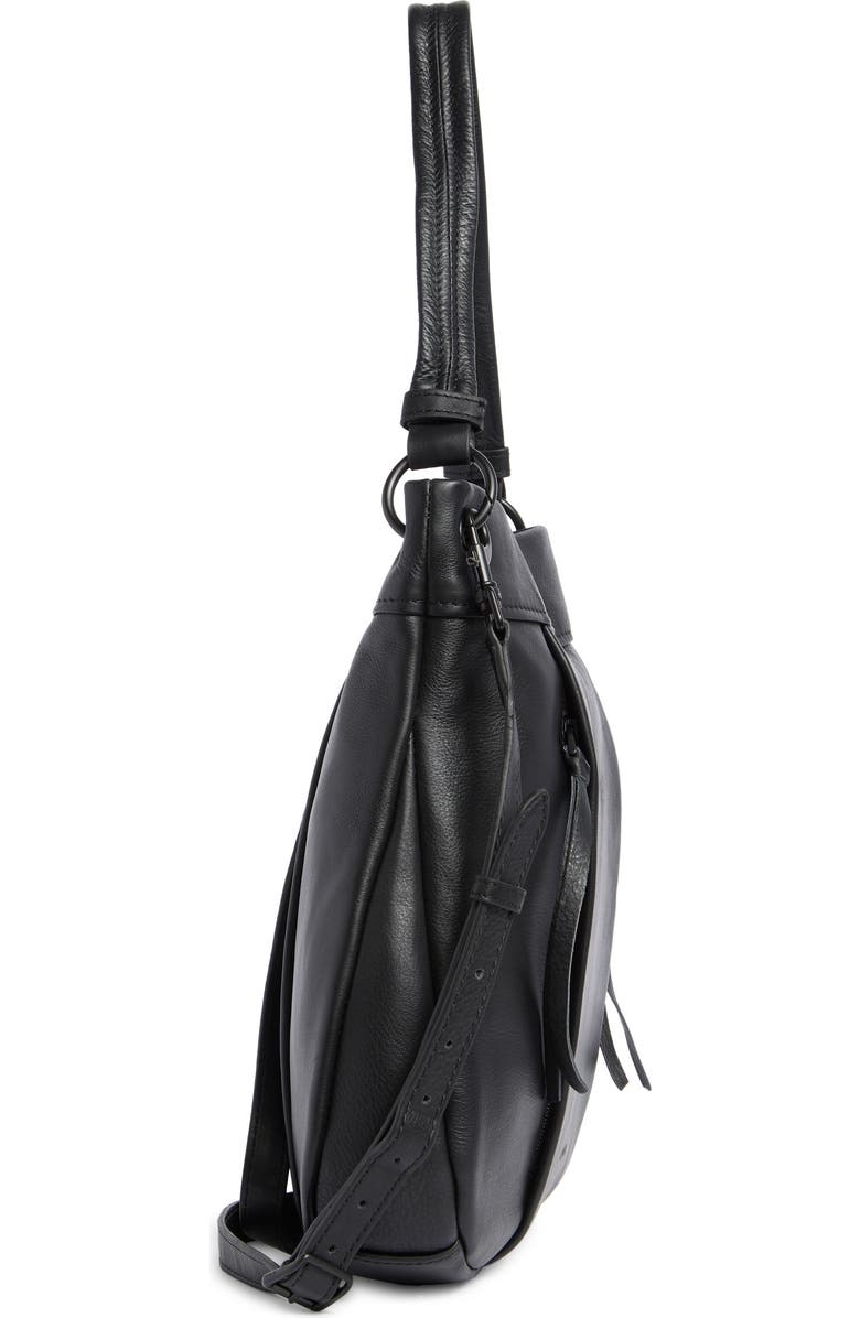 AIMEE Low Key Luxe Hobo Bag, Alternate, color, Black