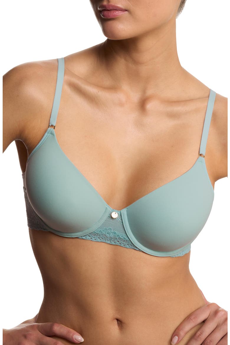 Bliss Perfection Comfort Underwire T-Shirt Bra, Alternate, color, Blue Meadow