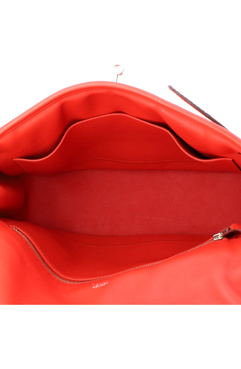 Pre-Owned Hermes Berline Bag Swift 28, Alternate, color, Rouge Tomate