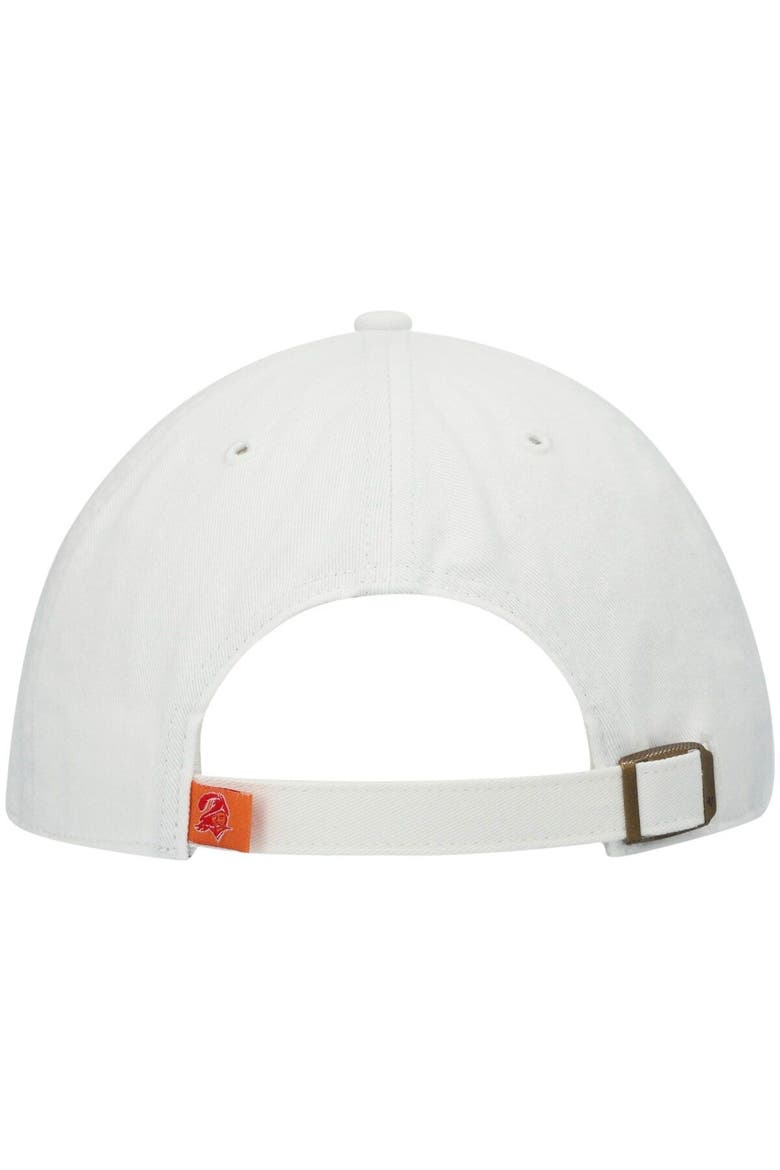 Men's '47 White Tampa Bay Buccaneers Legacy Clean Up Adjustable Hat, Alternate, color, White