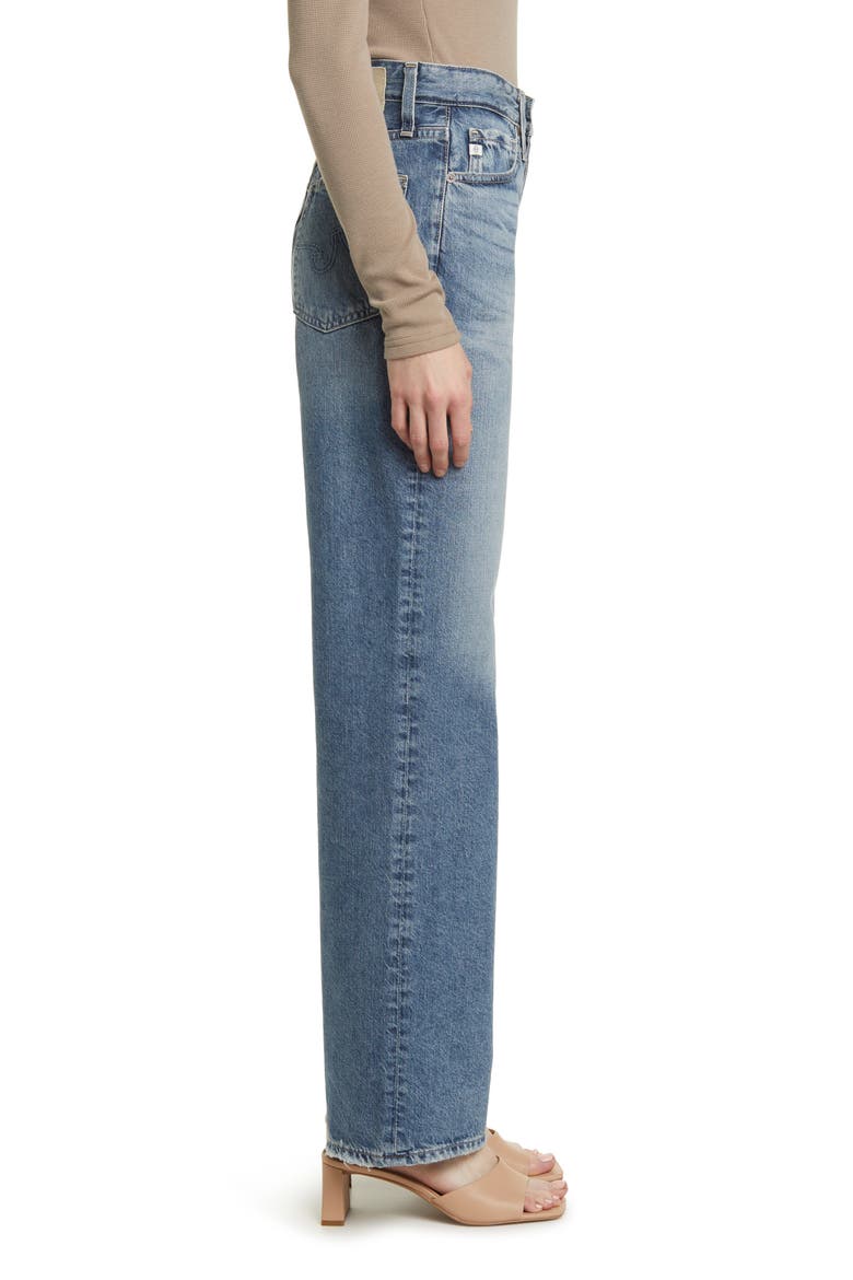 Kora High Waist Wide Leg Jeans, Alternate, color, RIVAL