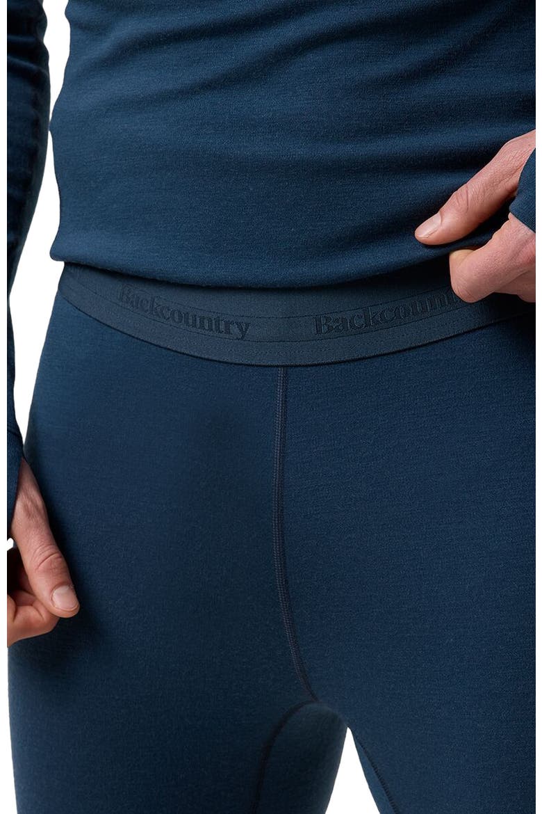 Cedars Rws Merino Mid-Wt Baselayer 3/4 Bottom - Men's, Alternate, color, Midnight Blue