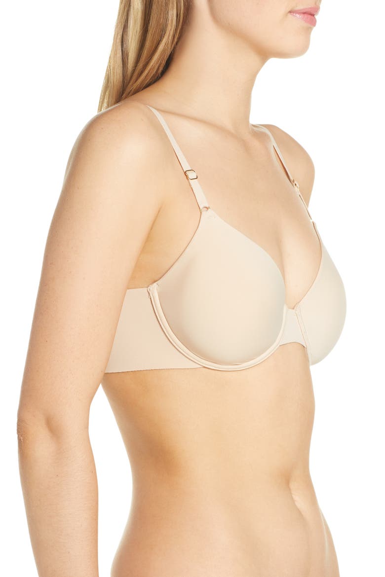 Zone Full Fit Smoothing Contour Underwire Bra, Alternate, color, COSMETIC