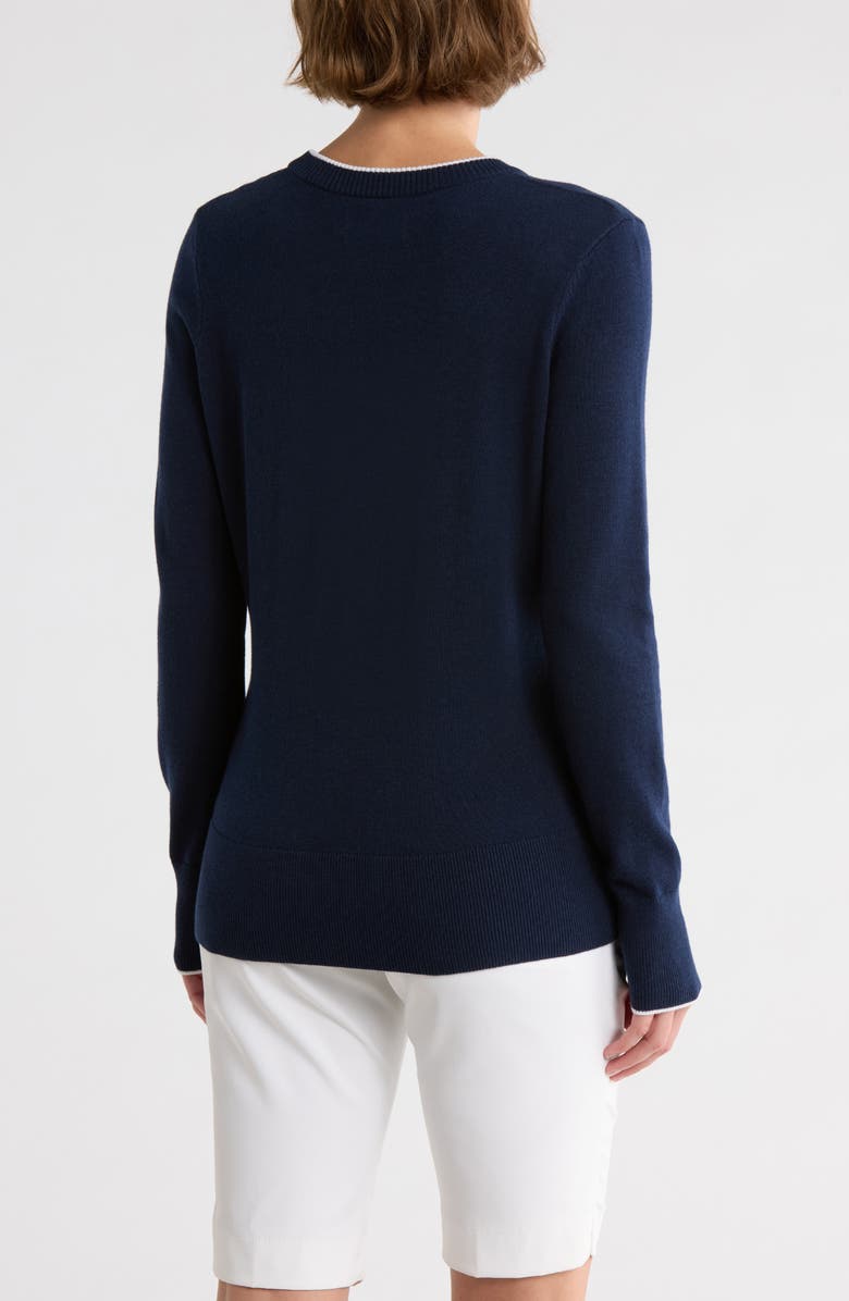 ORIGINAL PENGUIN GOLF Solid Sweater, Alternate, color, Black Iris