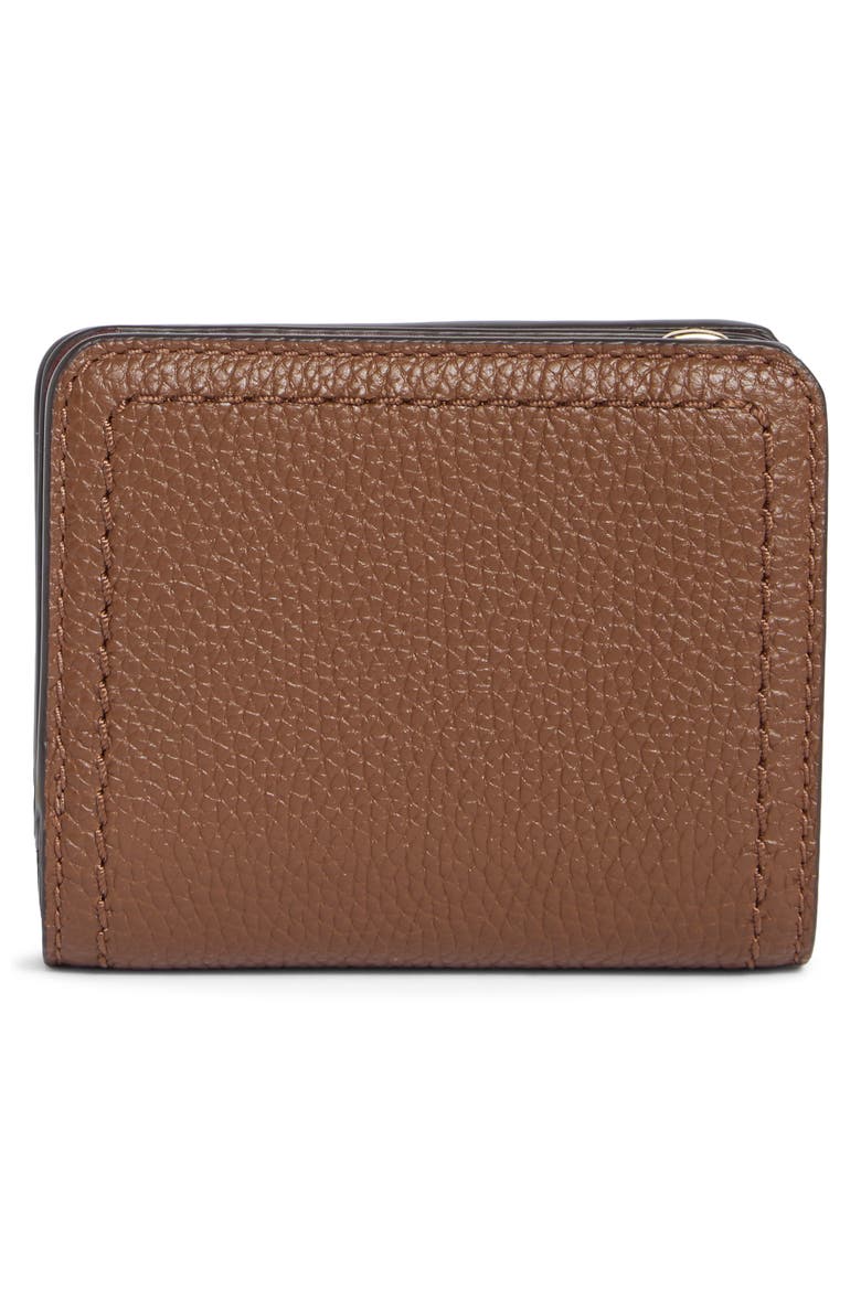 Mini Compact Wallet, Alternate, color, COGNAC