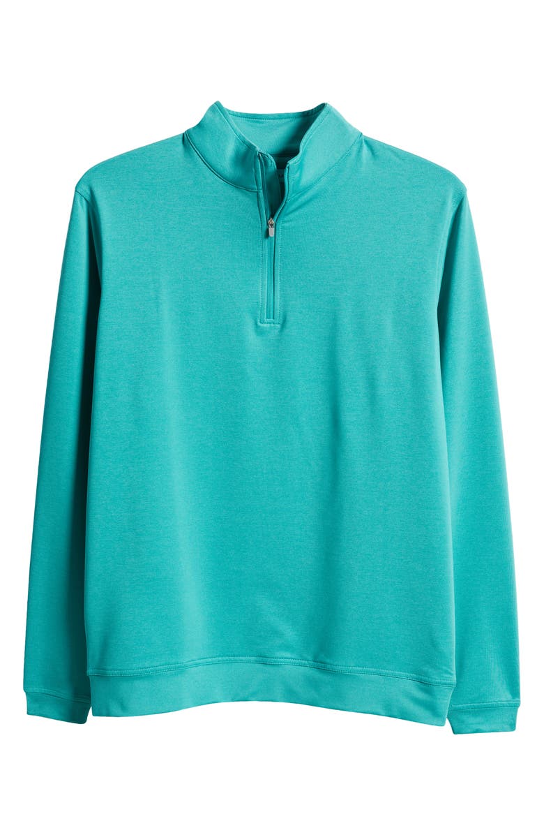 Peter Millar Perth Mélange Performance Quarter Zip Pullover, Alternate, color, 
