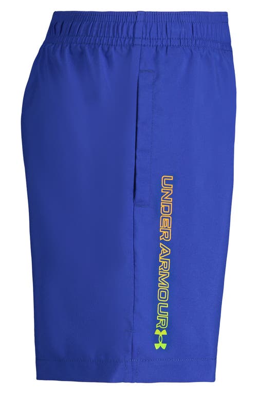 Under Armour Kids' Ua 2-in-1 Athletic Shorts In Team Royal