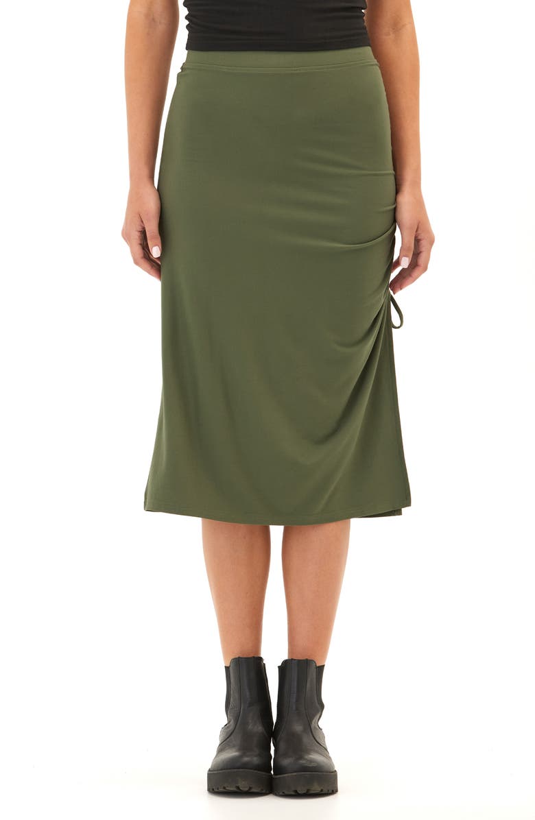 Threads 4 Thought Bridgitte Luxe Jersey Midi Skirt, Main, color, 