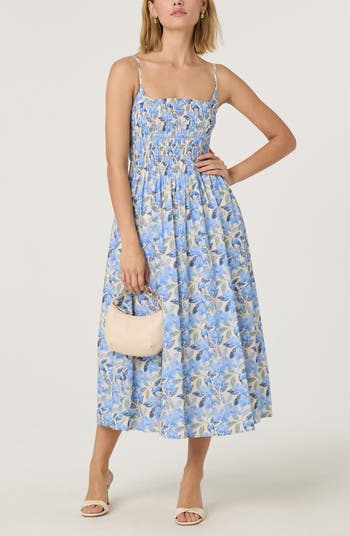 Floral Print A-Line Dress
