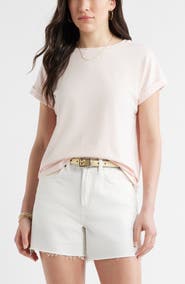 Caslon® Cuff Sleeve T-Shirt