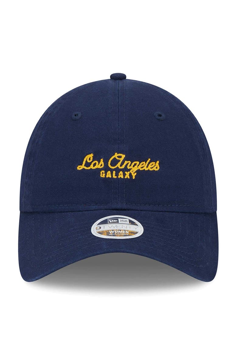 New Era Women's New Era Navy LA Galaxy Throwback 9TWENTY Adjustable Hat, Alternate, color,
