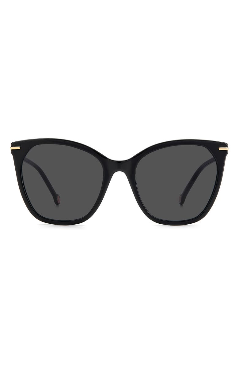 Carolina Herrera 56mm Cat Eye Sunglasses, Main, color,