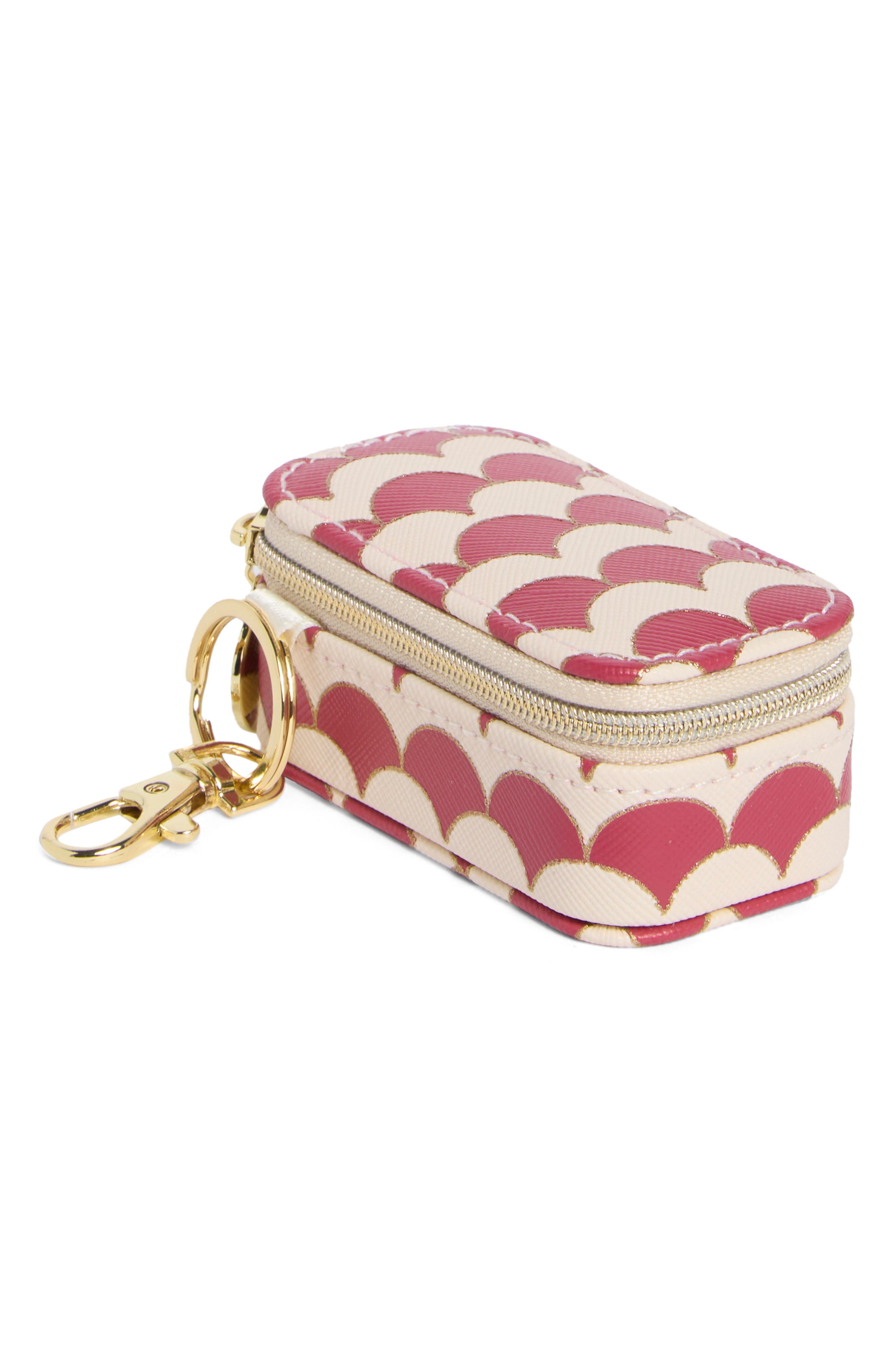 Mini Travel Jewelry Case Key Chain
