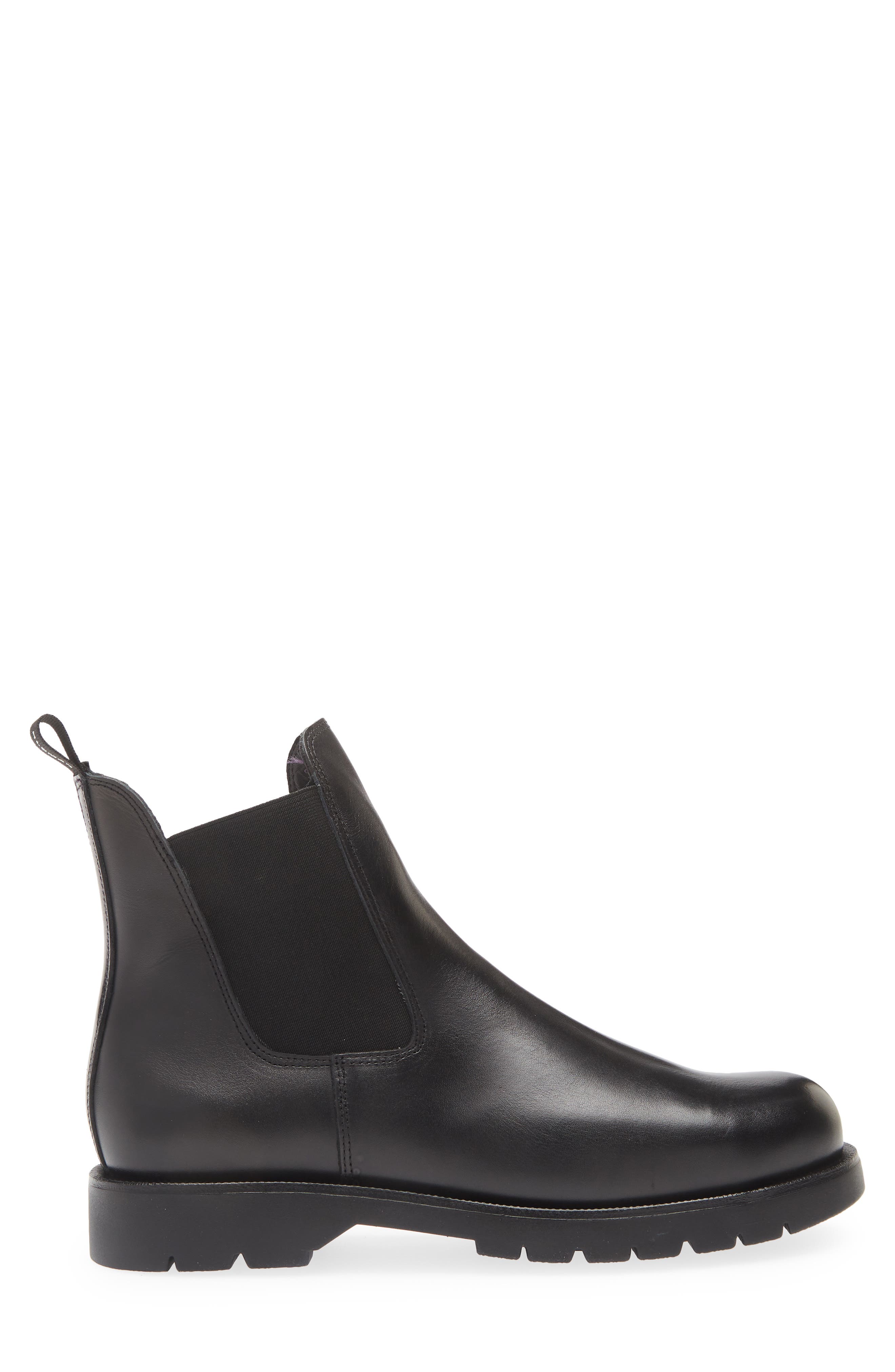 KLEMAN Tonnant Lugged Plain Toe Chelsea Boot, Alternate, color, Noir