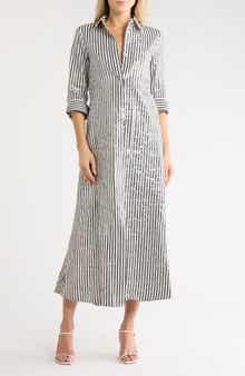 Jennys Sequin Stripe Gown
