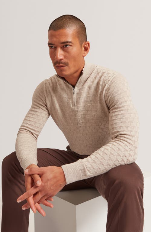 Ted Baker Jeremee Quarter Zip Sweater In Multi