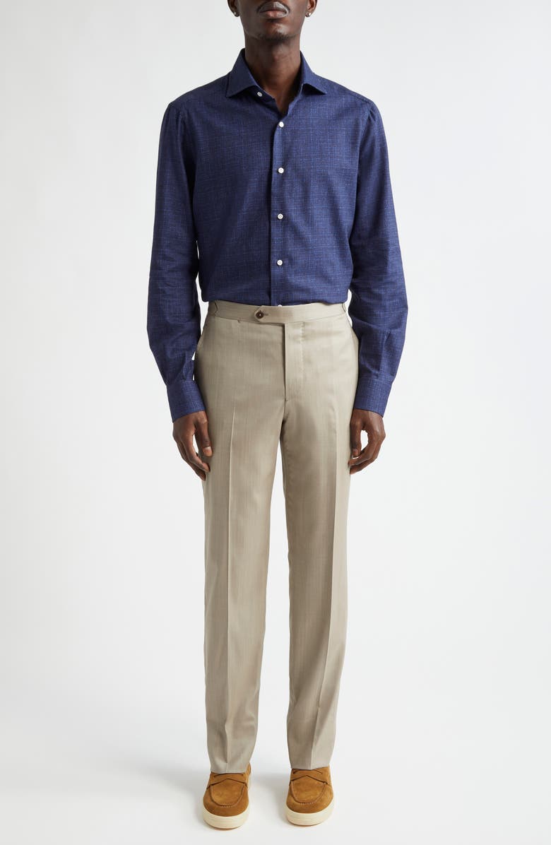 ISAIA Button-Up Shirt, Alternate, color, Blue