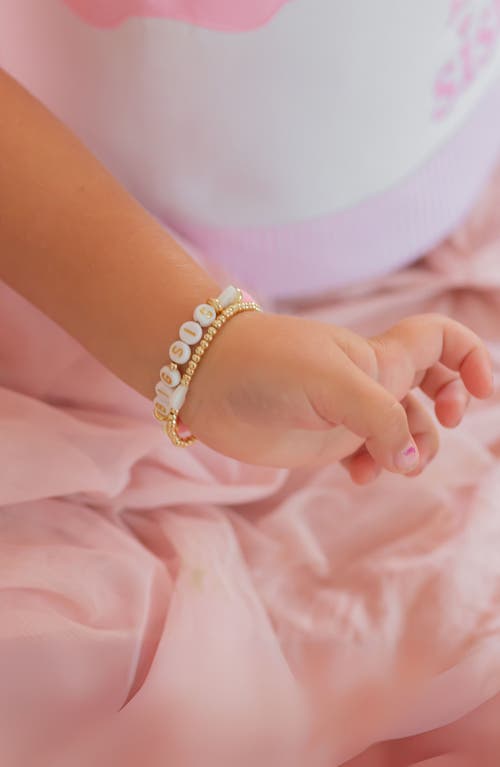 Bits & Bows Big Sis Girls' Bracelet In Pink