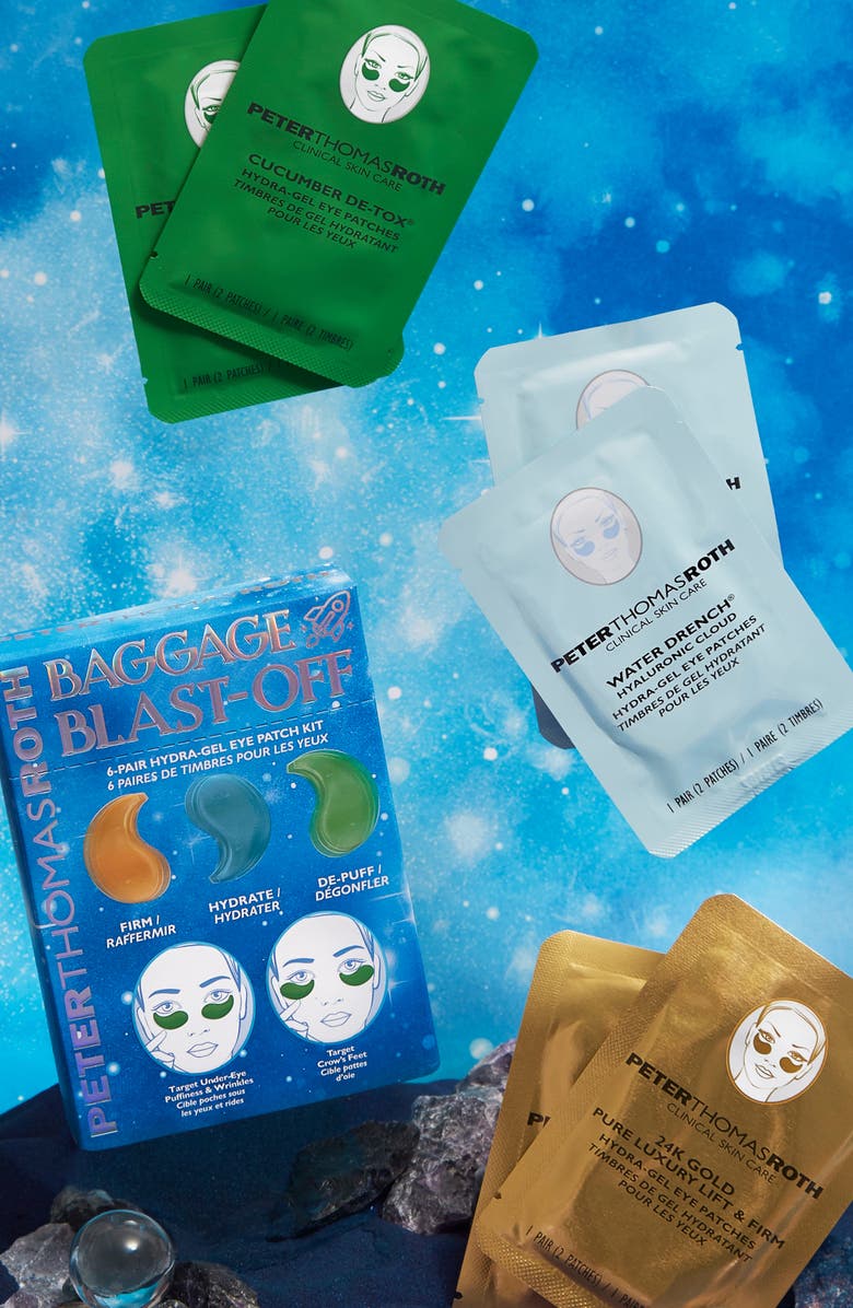 Peter Thomas Roth Baggage Blast-Off 6-Piece Hydra-Gel Eye Patch Set (Limited Edition) $24 Value, Alternate, color,