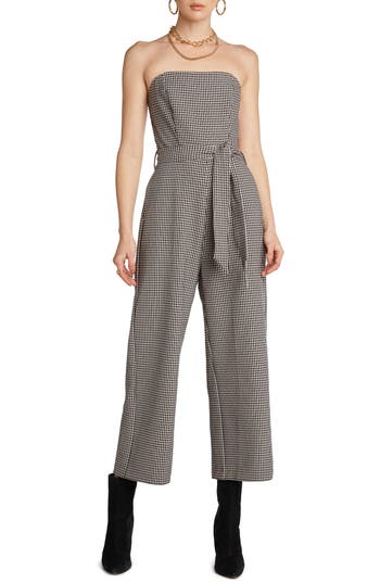 Matty M . Ryan Strapless Jumpsuit In Black