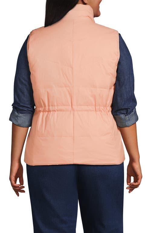 LANDS' END LANDS' END PLUS SIZE WANDERWEIGHT REVERSIBLE PACKABLE DOWN VEST