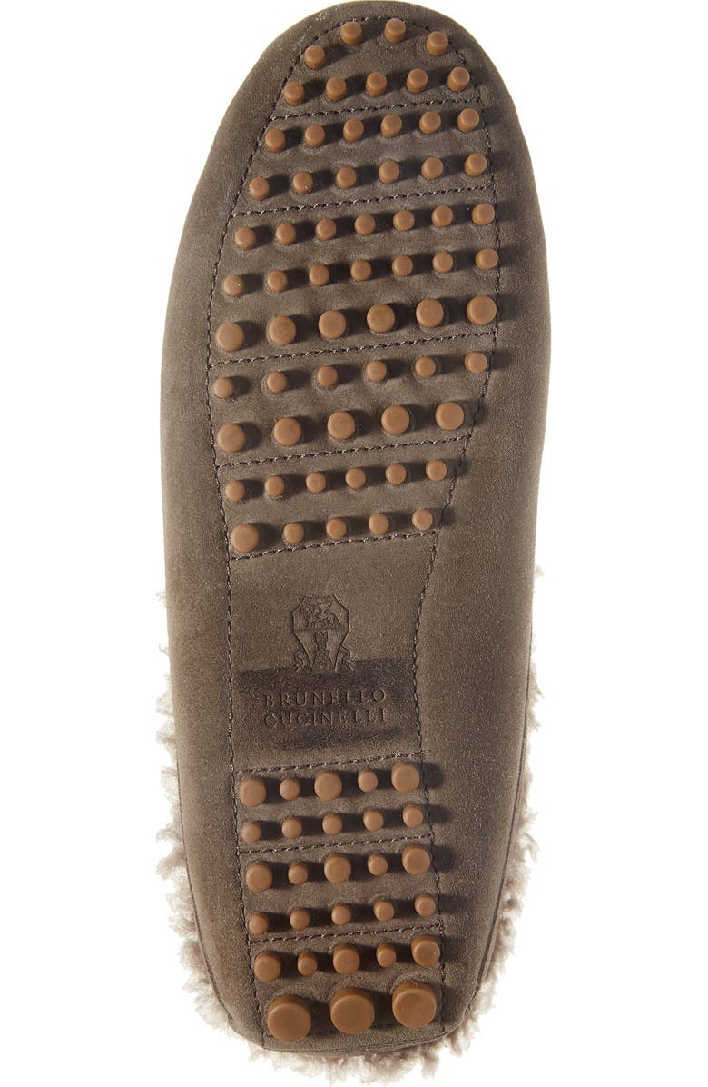Brunello Cucinelli Genuine Shearling Slipper, Alternate, color,