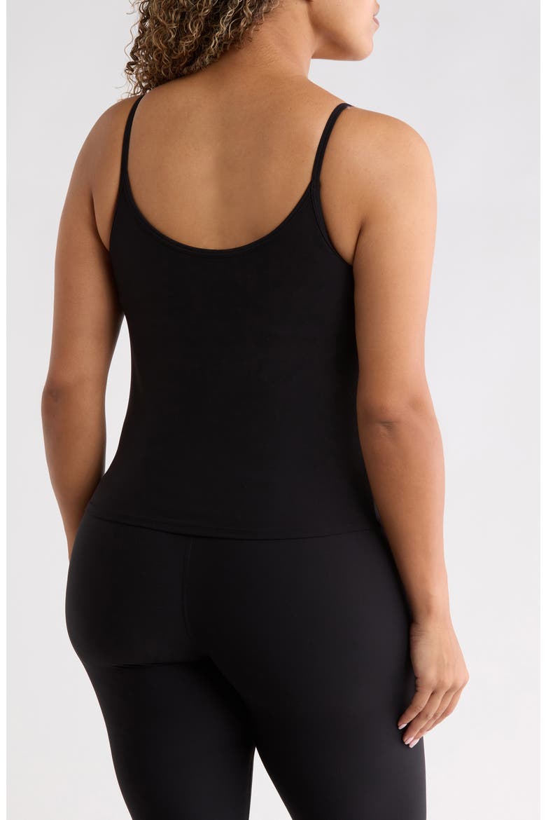 Ruched Cami, Alternate, color, VERY BLACK