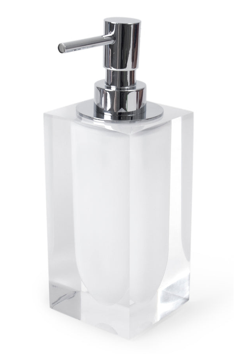 Hollywood Soap Dispenser, Main, color, Clear