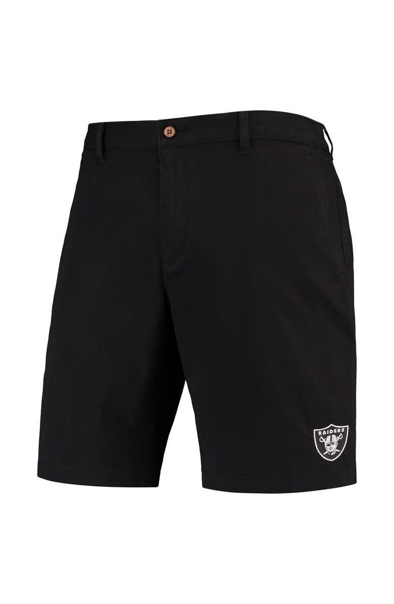 Tommy Bahama Men's Tommy Bahama Black Las Vegas Raiders Boracay Tri-Blend Shorts, Alternate, color, Black