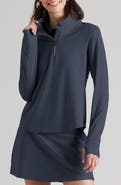 Rhone Course to Court Long Sleeve Quarter Zip Top