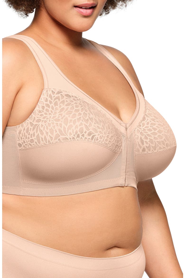MagicLift Racerback Bra, Alternate, color, CAFE