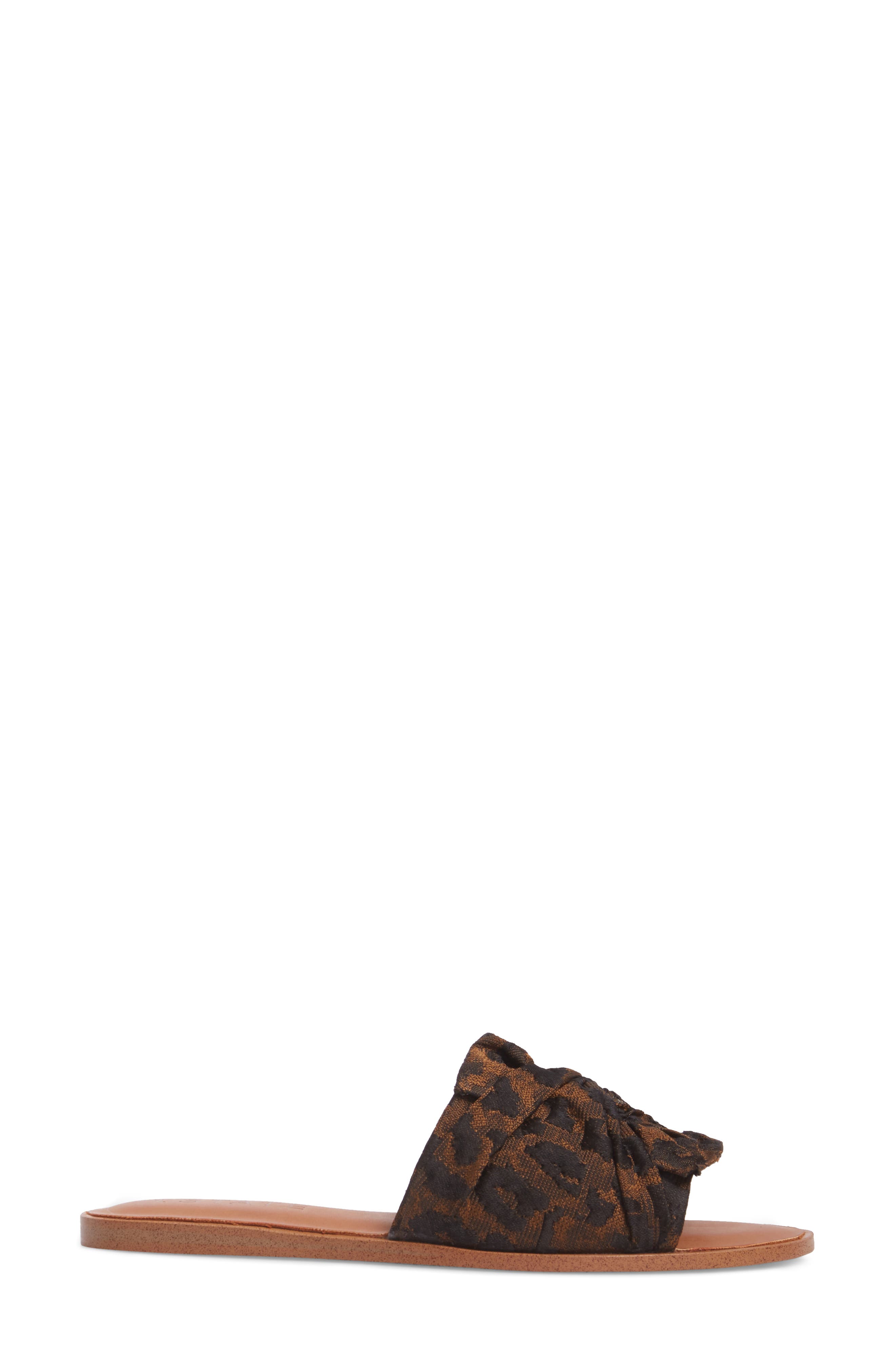 Chevonn Slide Sandal, Alternate, color, BROWN MULTI FABRIC