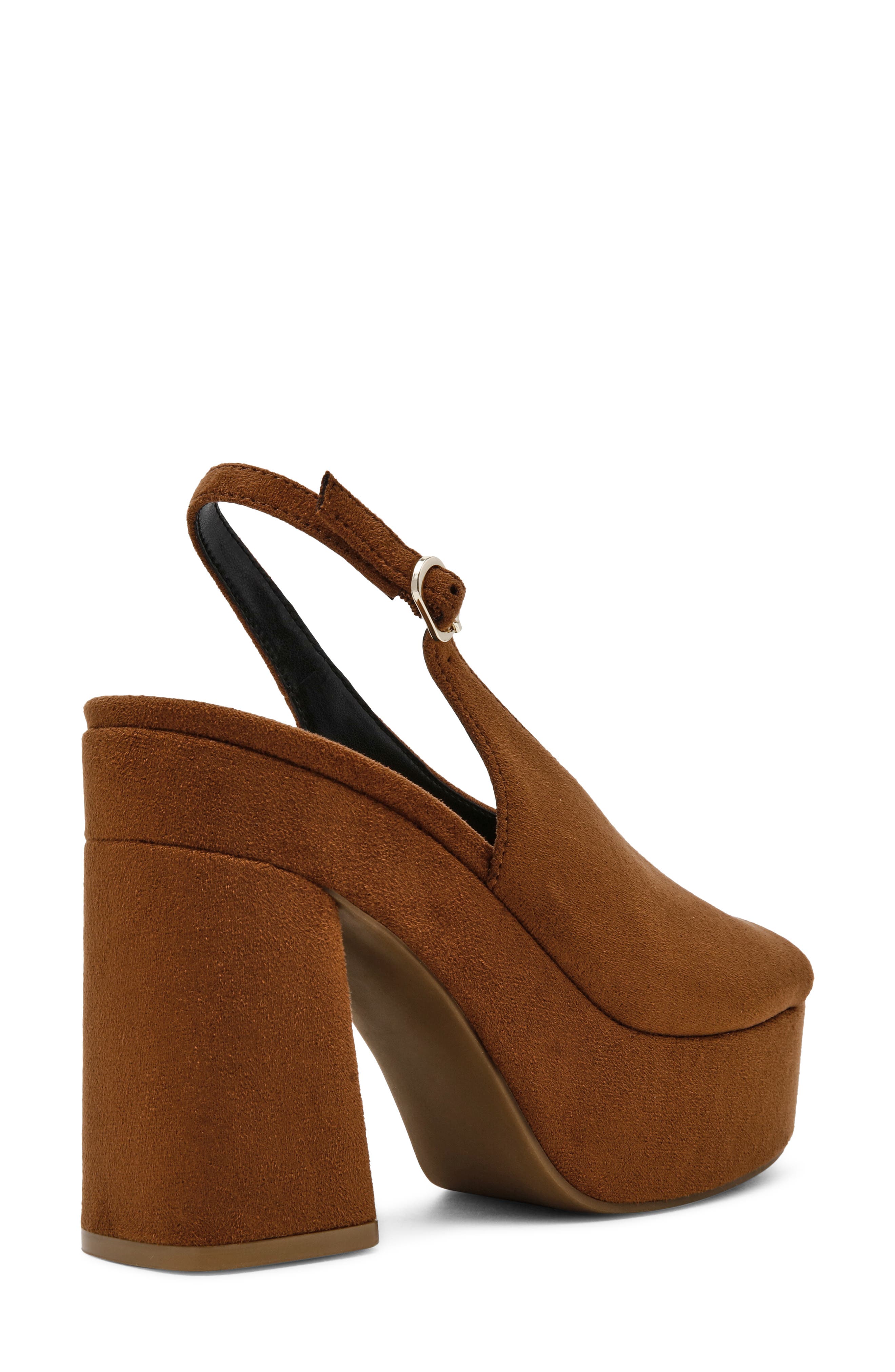 Wildan Slingback Platform Sandal, Alternate, color, CHESTNUT