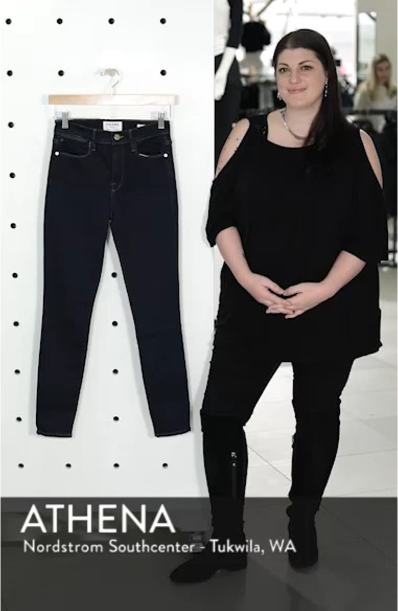 Le High Distressed Skinny Jeans, sales video thumbnail