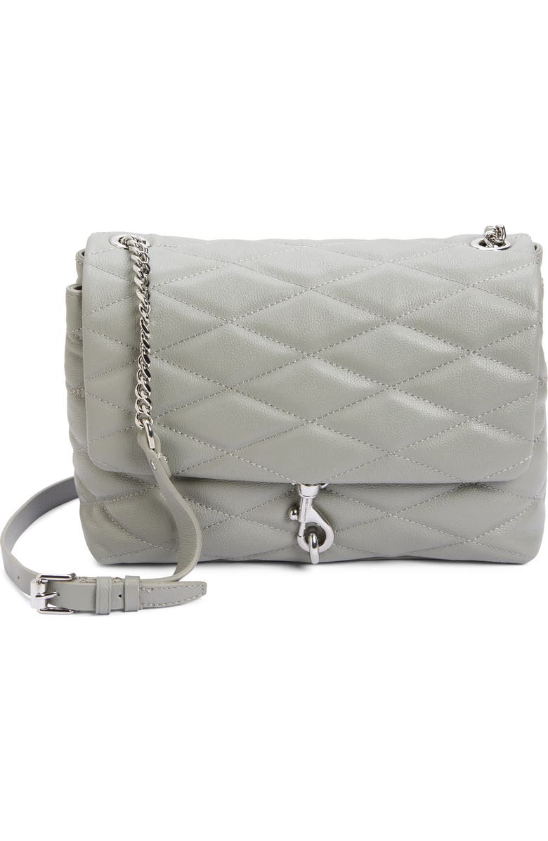 Rebecca Minkoff Edie Quilted Leather Convertible Crossbody Bag, Main, color,