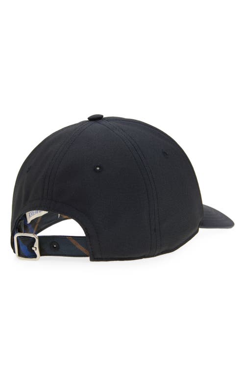 BURBERRY BURBERRY SHIELD EMBROIDERED ADJUSTABLE BASEBALL CAP