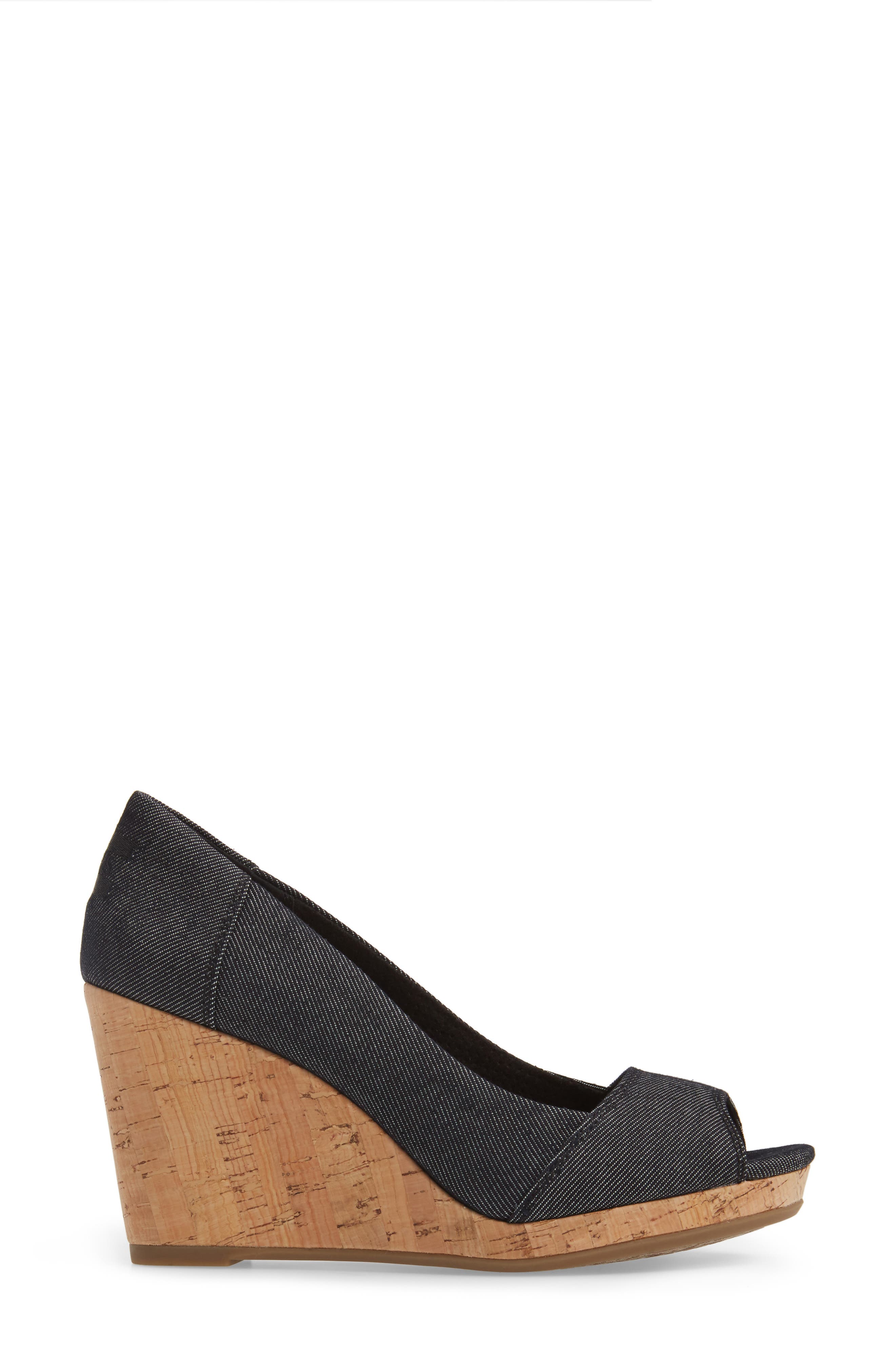 TOMS Stella Wedge Pump, Alternate, color, 
