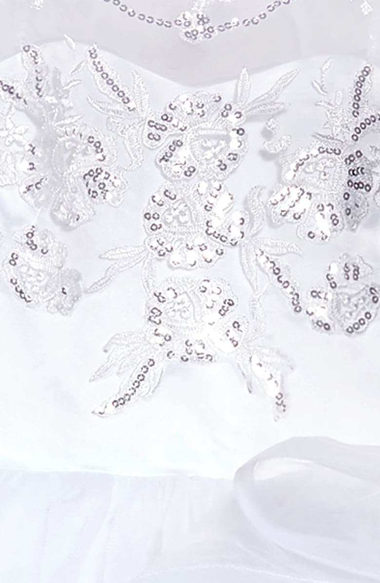 Us Angels Kids' Embroidered Organza Communion Dress, Alternate, color, 