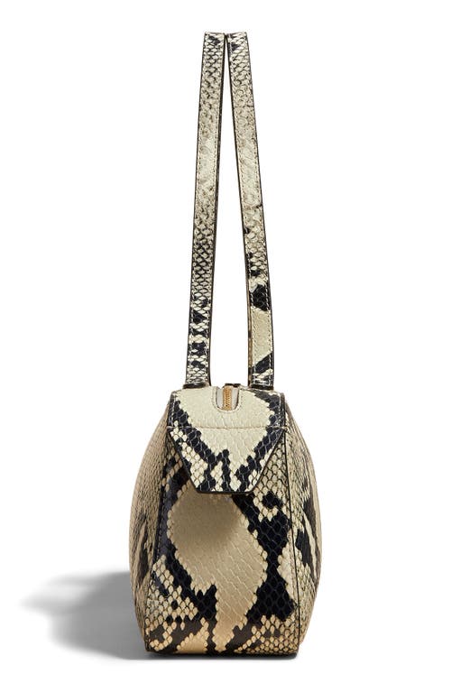 Khaite Womens Natural Simona Snakeskin-effect Leather Shoulder Bag In Natural 121
