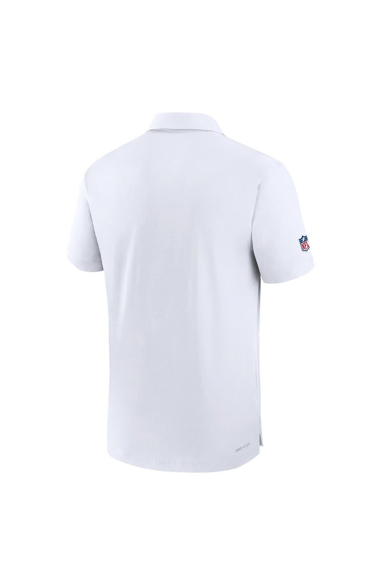 Nike Men's Nike White Minnesota Vikings Sideline Coaches Performance Polo, Alternate, color, 