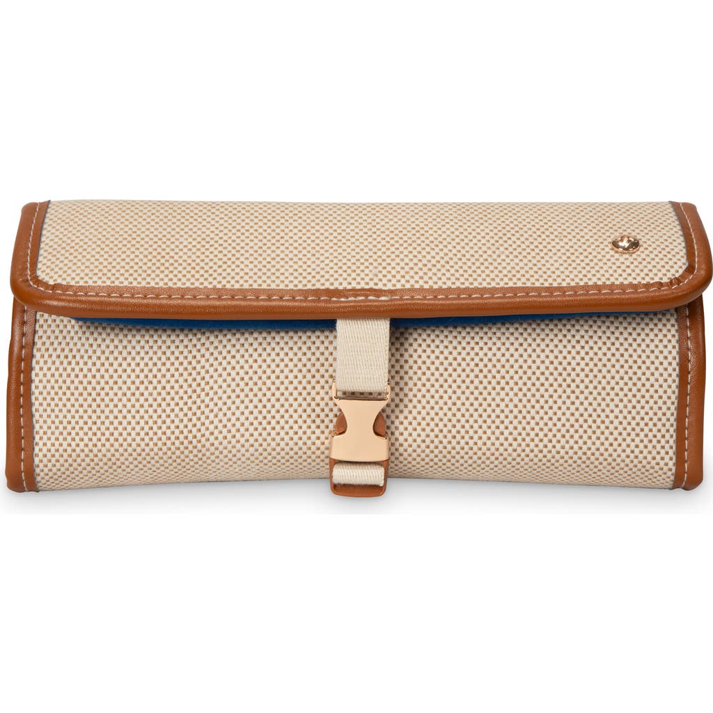 Stephanie Johnson Tropea Ivory Ashley Jewelry Roll In White