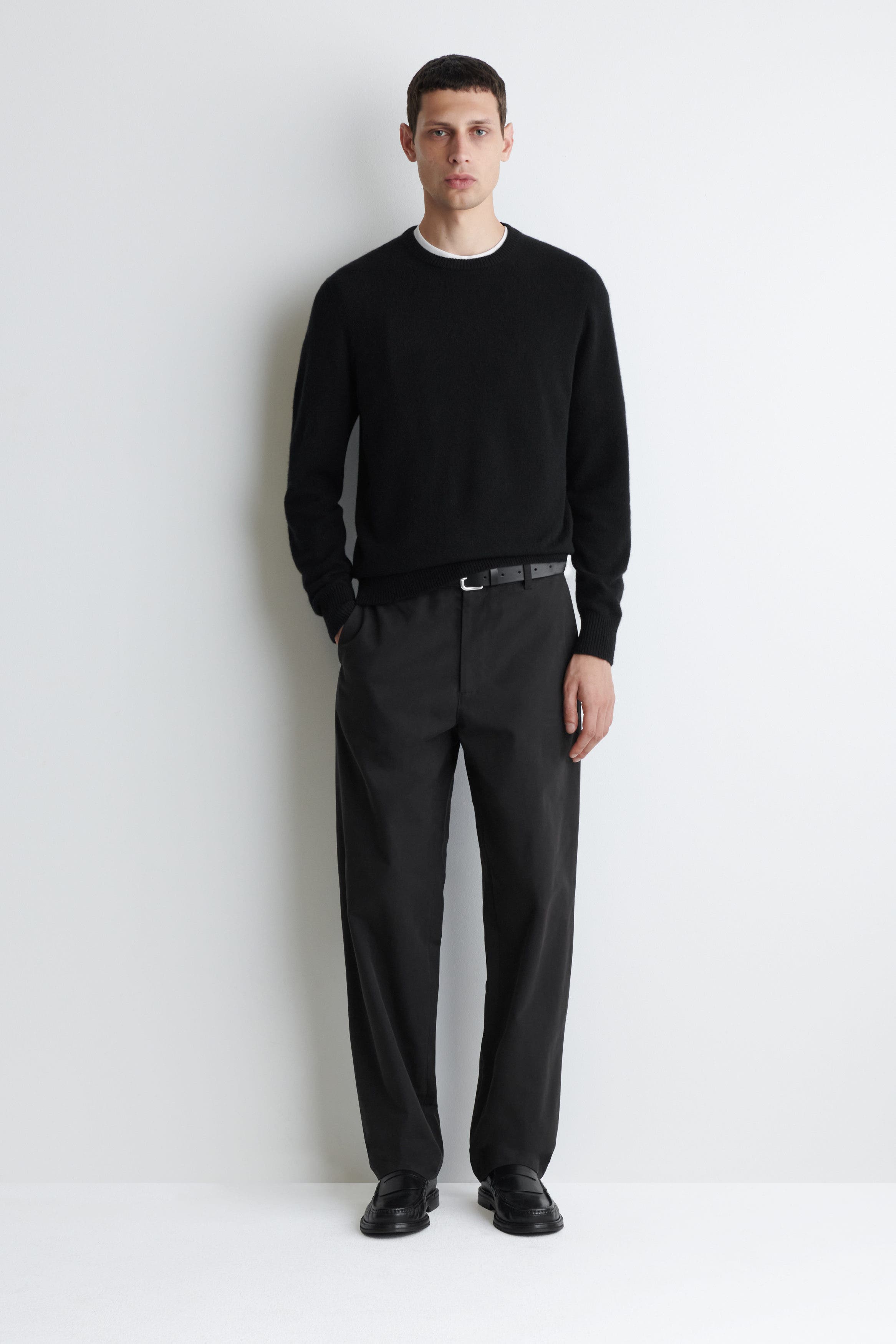 Seamless Cashmere Crew-Neck Sweater - image 2
