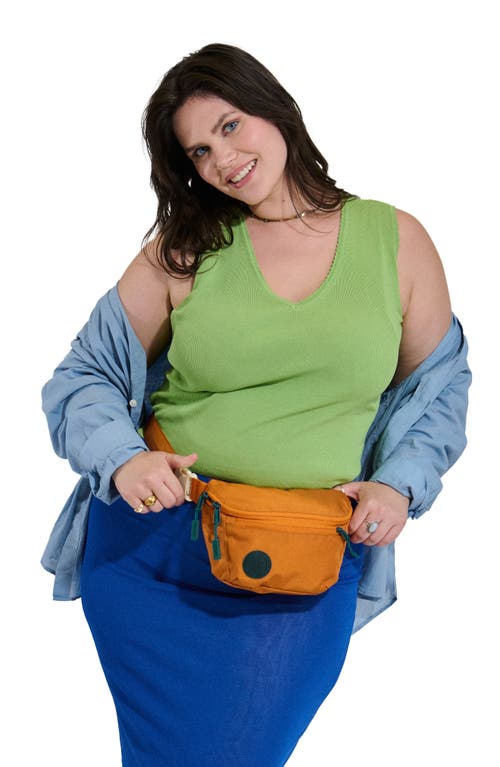 Baboon To The Moon Solstice Water Resistant Nylon Mini Belt Bag In Brown