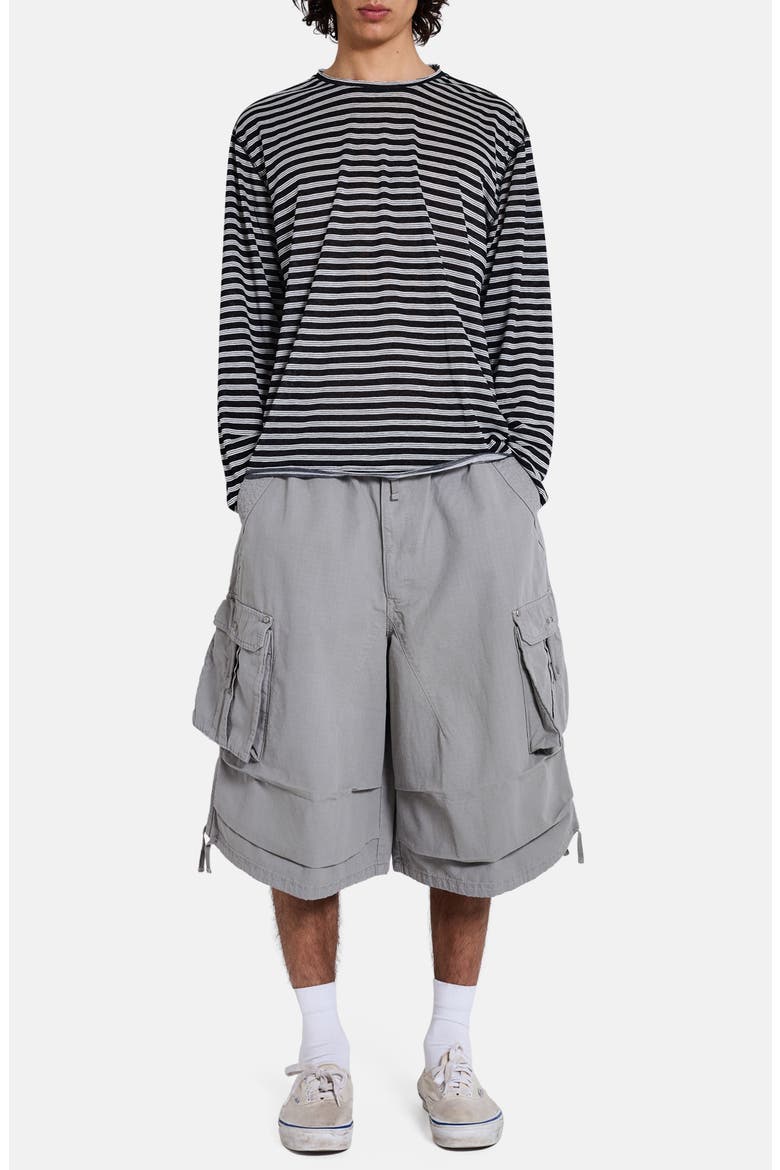 Ripstop Cargo Shorts, Alternate, color, GREY