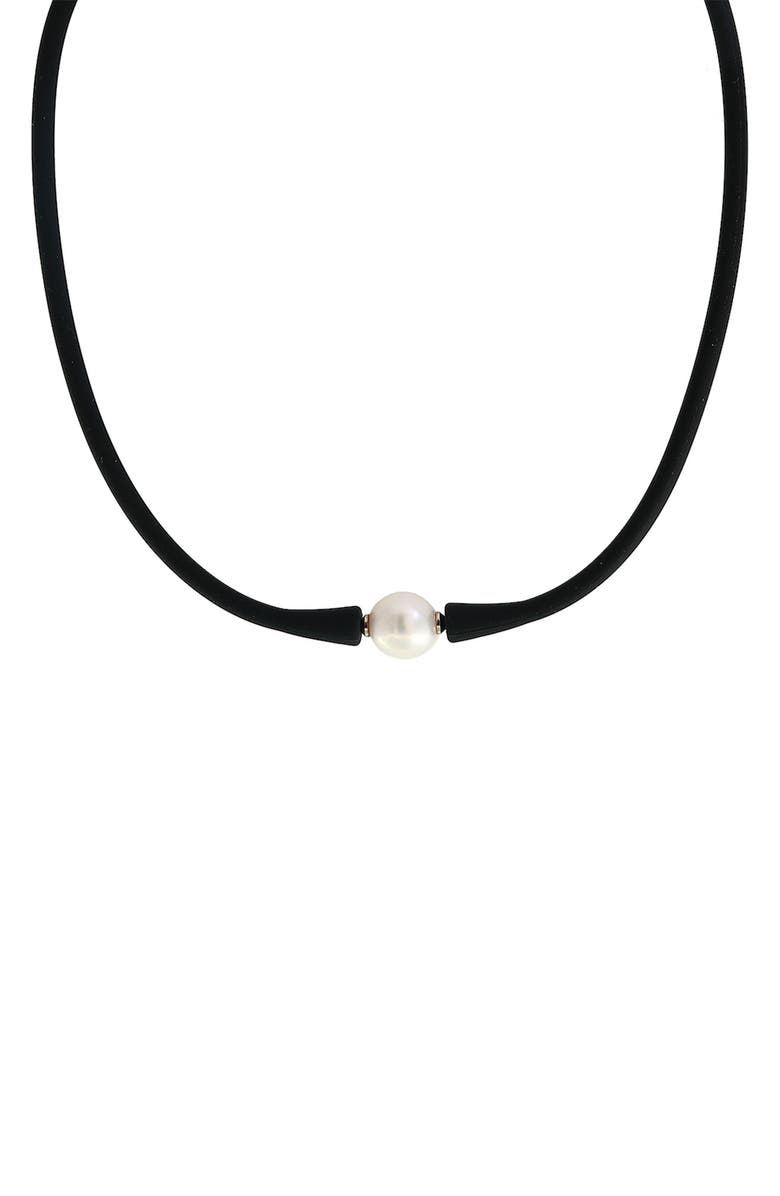 Rubber 11mm Freshwater Pearl Necklace