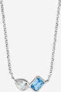 Dower & Hall Blue & White Topaz Duo Tutti Frutti Necklace