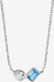 Dower & Hall Blue & White Topaz Duo Tutti Frutti Necklace