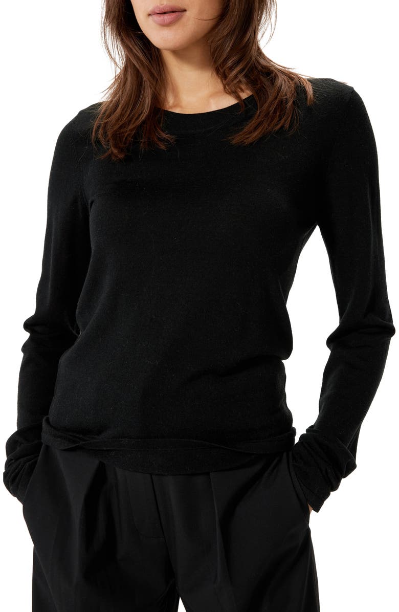 Sophie Rue Soho Wool & Silk Sweater, Main, color, 